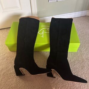 Sam Edelman Black Heeled Boots